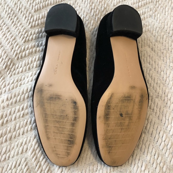ZARA trafaluc velvet insect flats - Picture 3 of 7